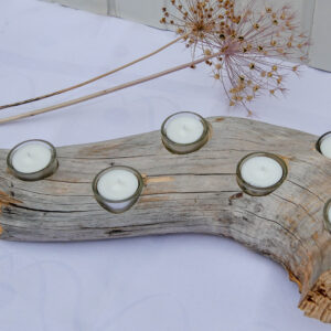 Schwemmholz Kerzenstaender