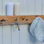 Aufhängung Garderobe mit Ablage