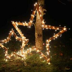 Weihnachtsstern aus Altholz